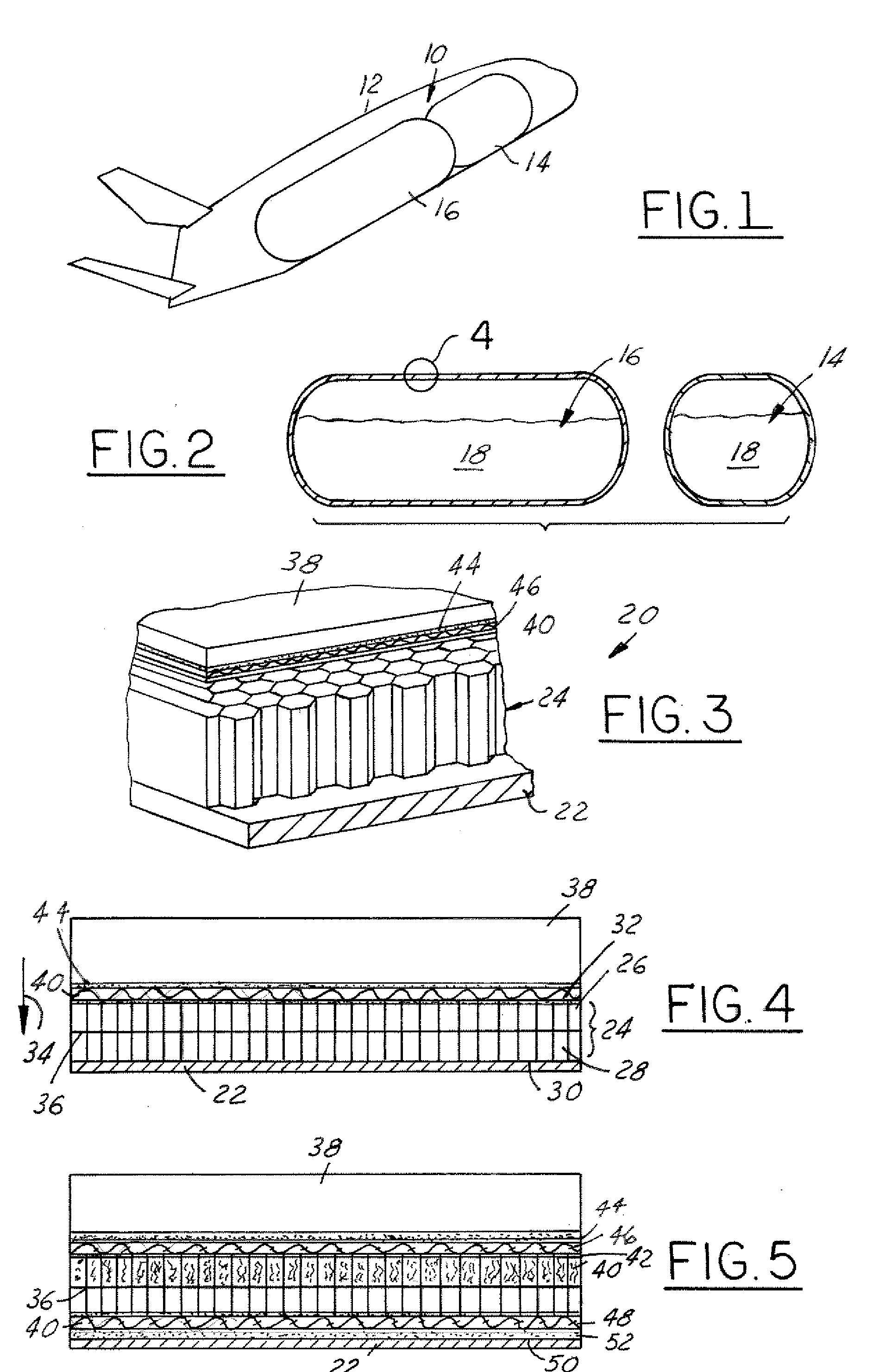 Cryogenic fuel tank insulation assembly