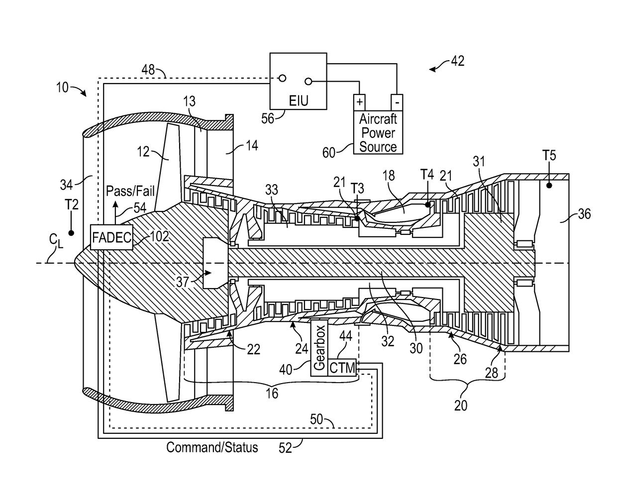 Low-power bowed rotor prevention and monitoring system