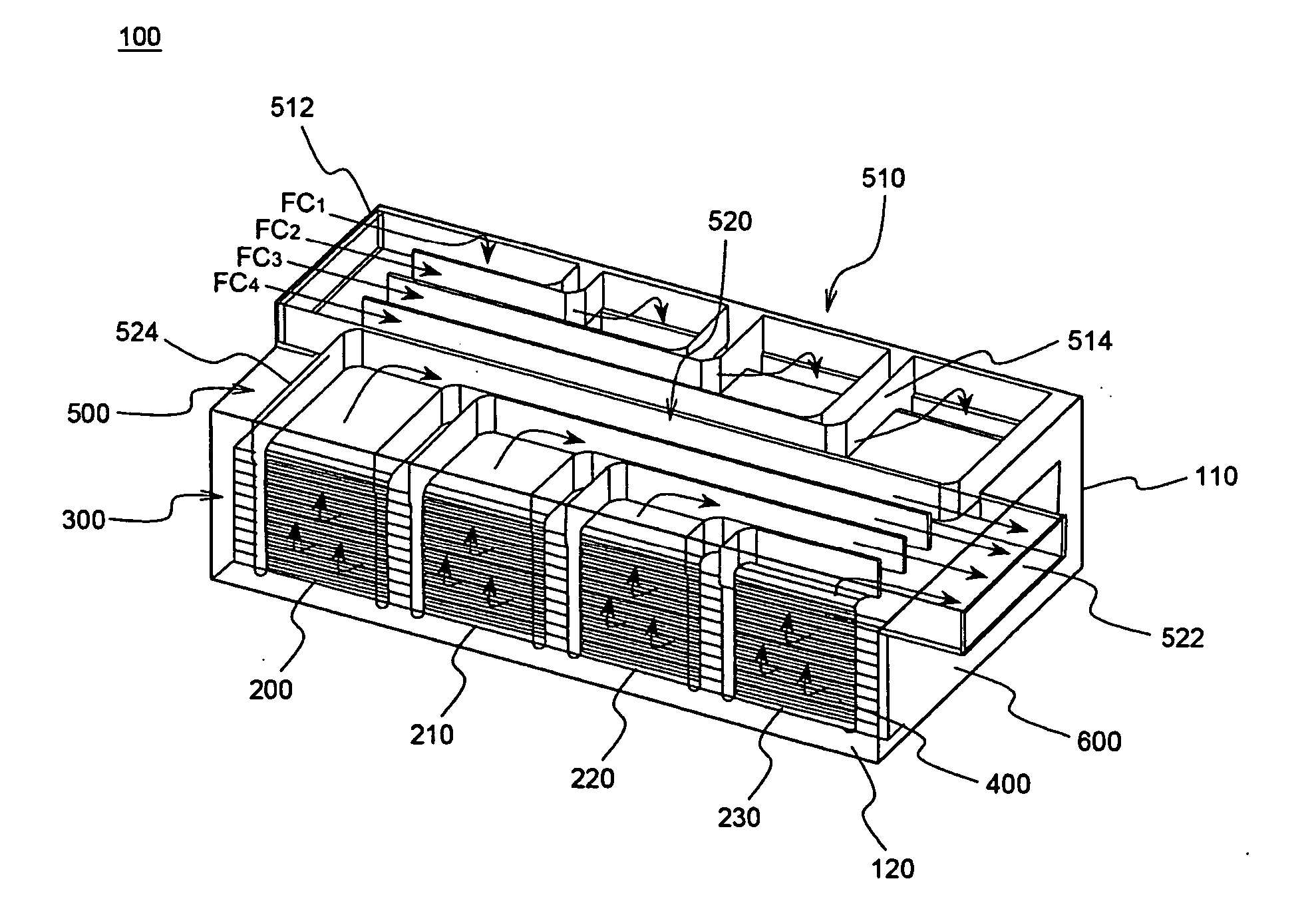 Cooling system for battery pack