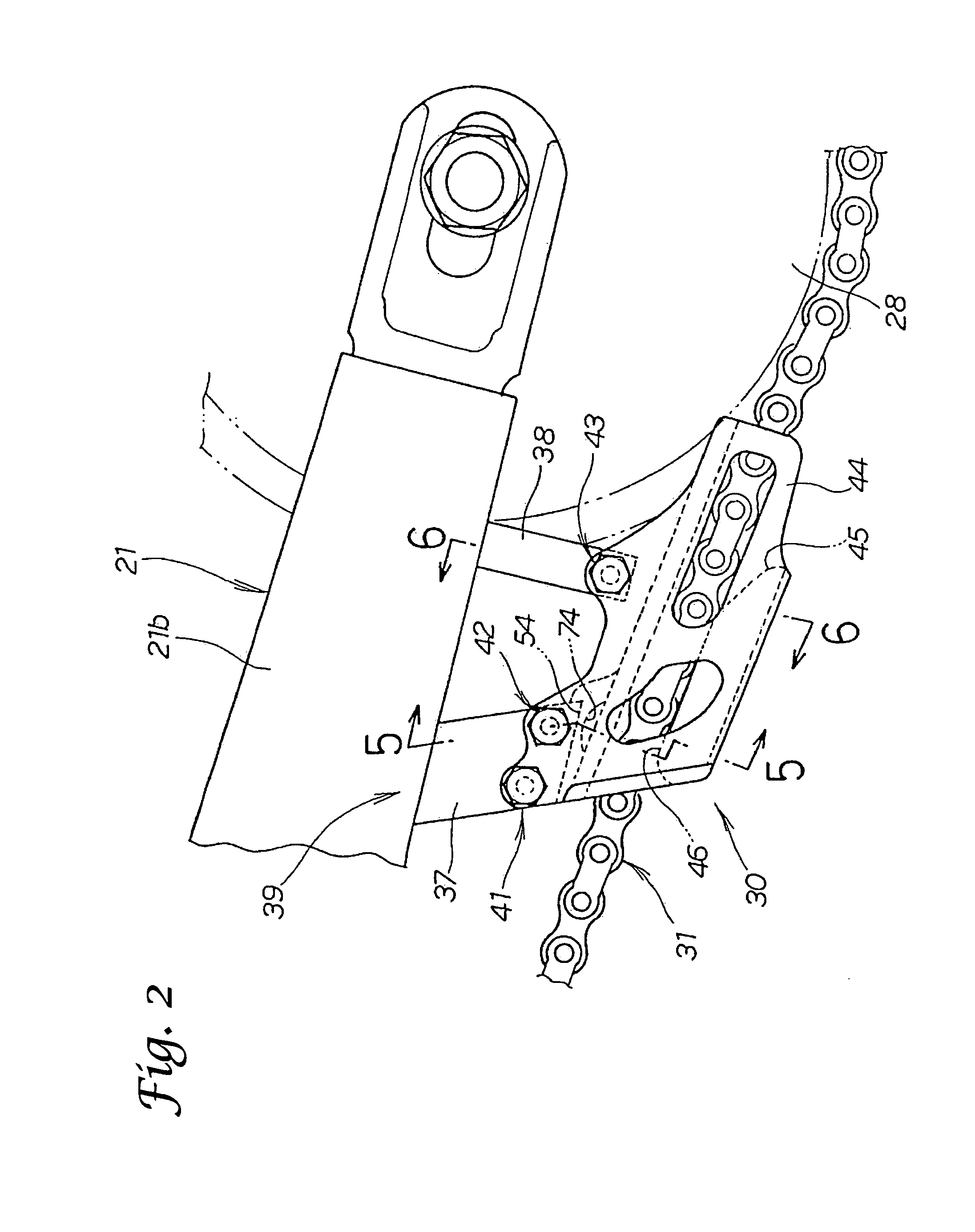 Chain guide device