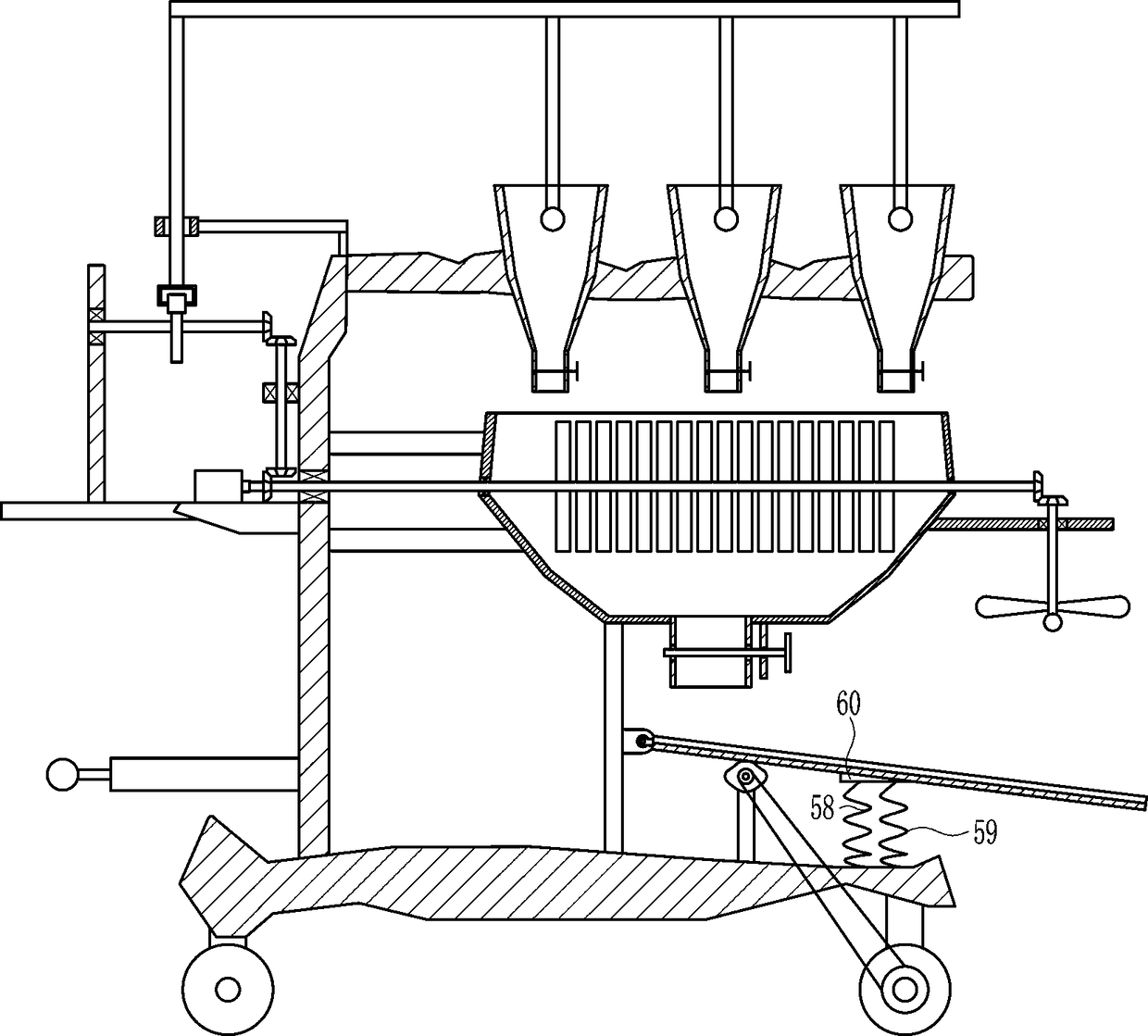 Agricultural fertilization apparatus