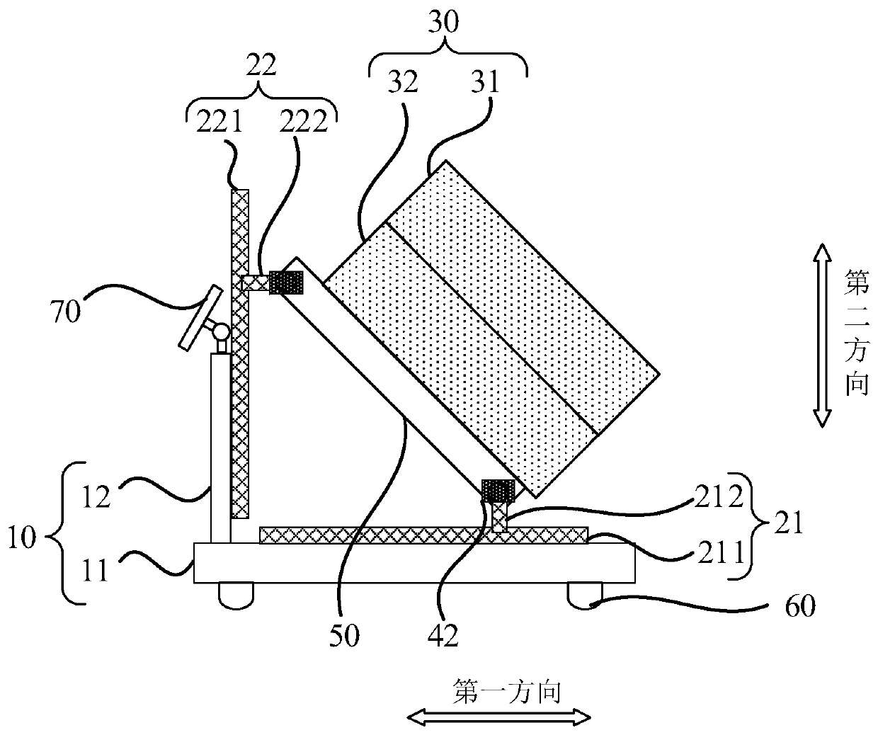 Mask plate storage conveying device and method