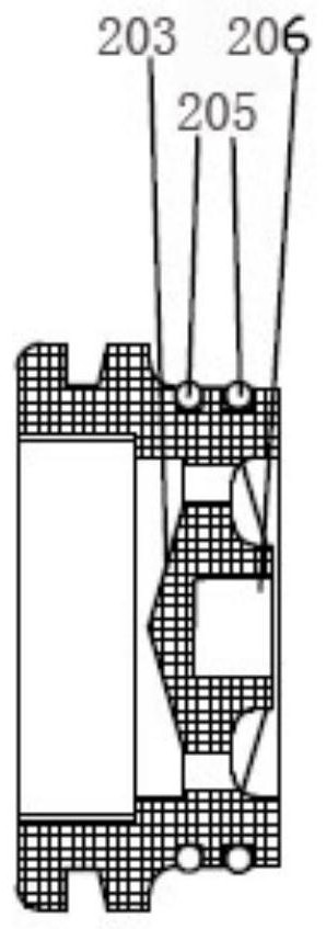 A closed system of ceramic filter elements