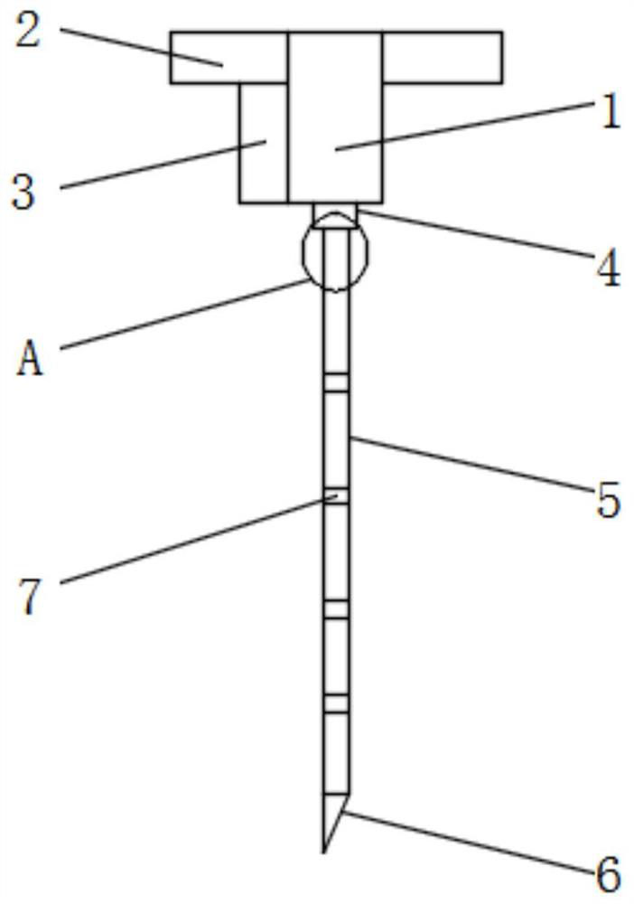 A small needle-knife structure for treating osteoarthritis