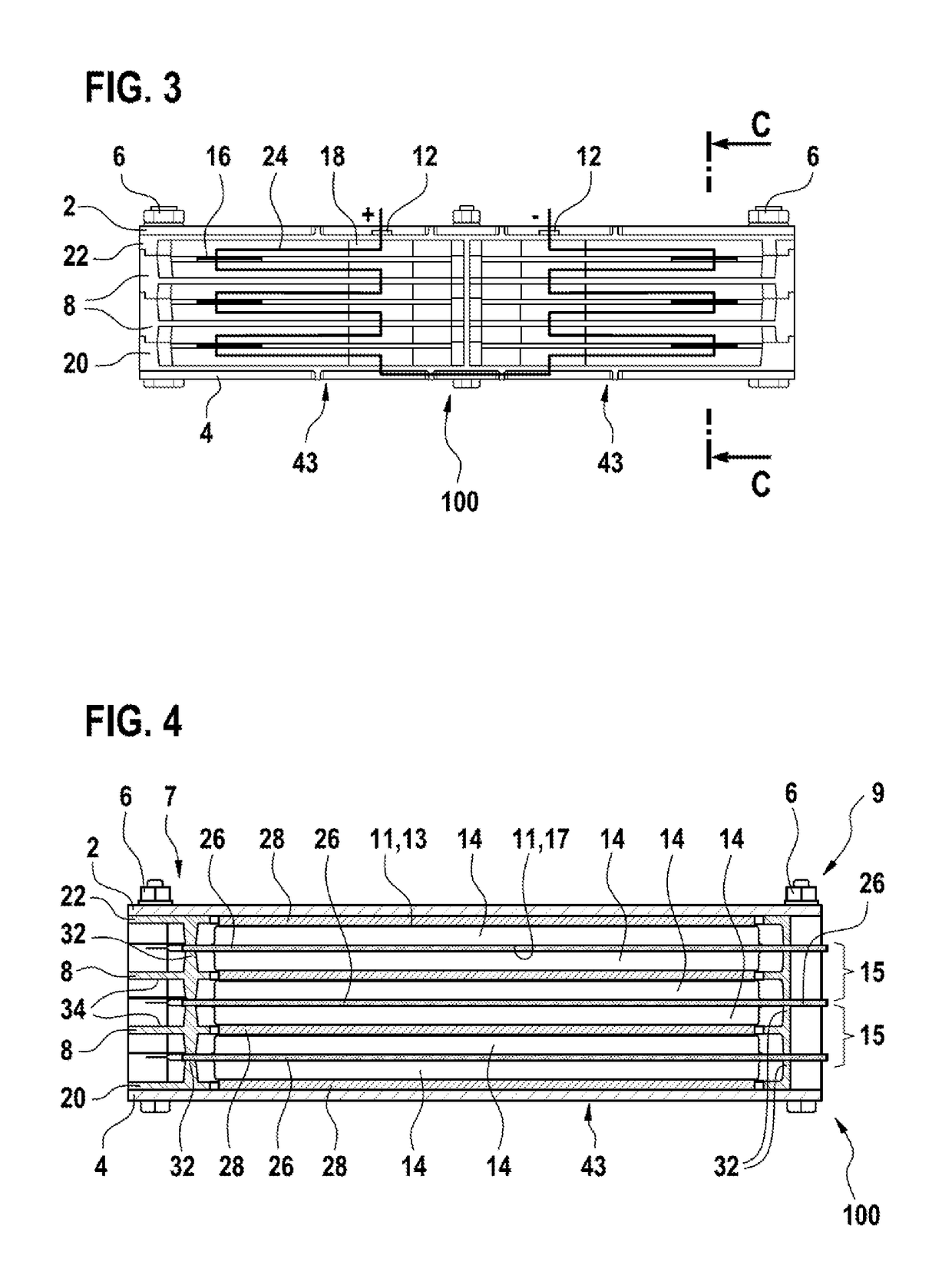 Cell frame for accommodating pouch cells