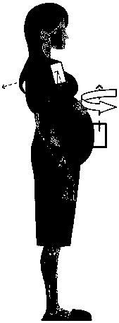 Pregnant woman posture correction and monitoring system