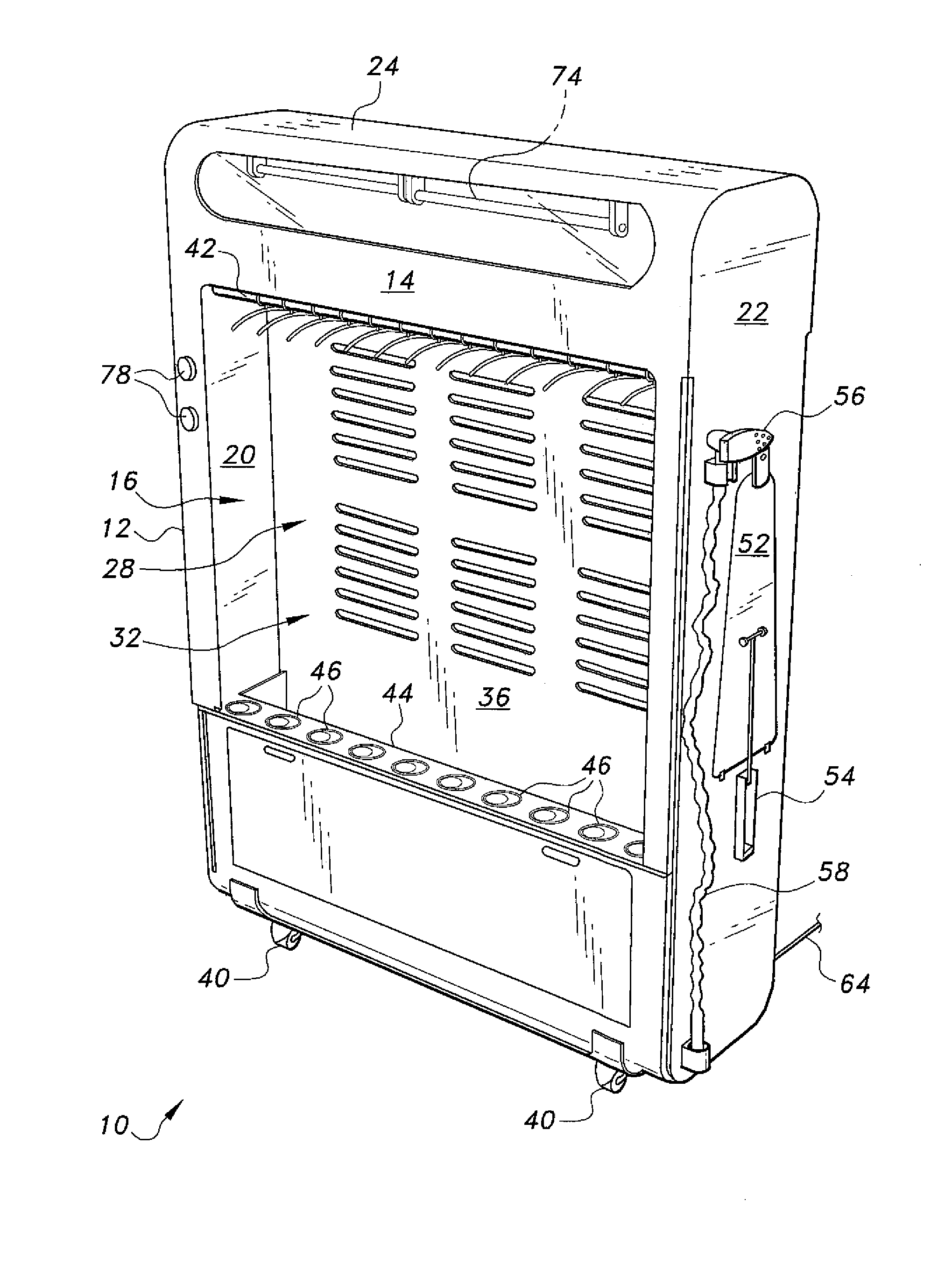 Portable drier for personal articles