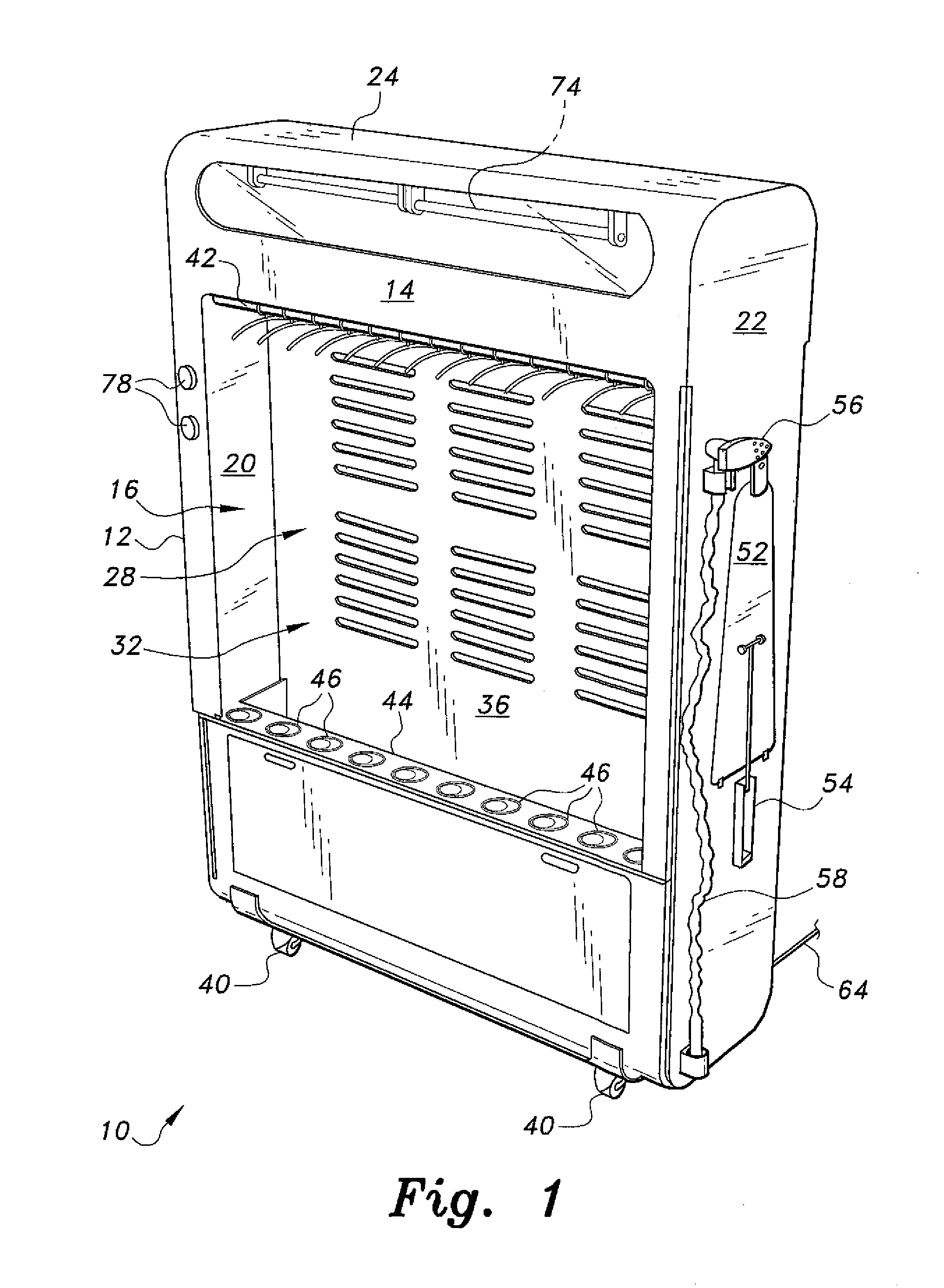 Portable drier for personal articles