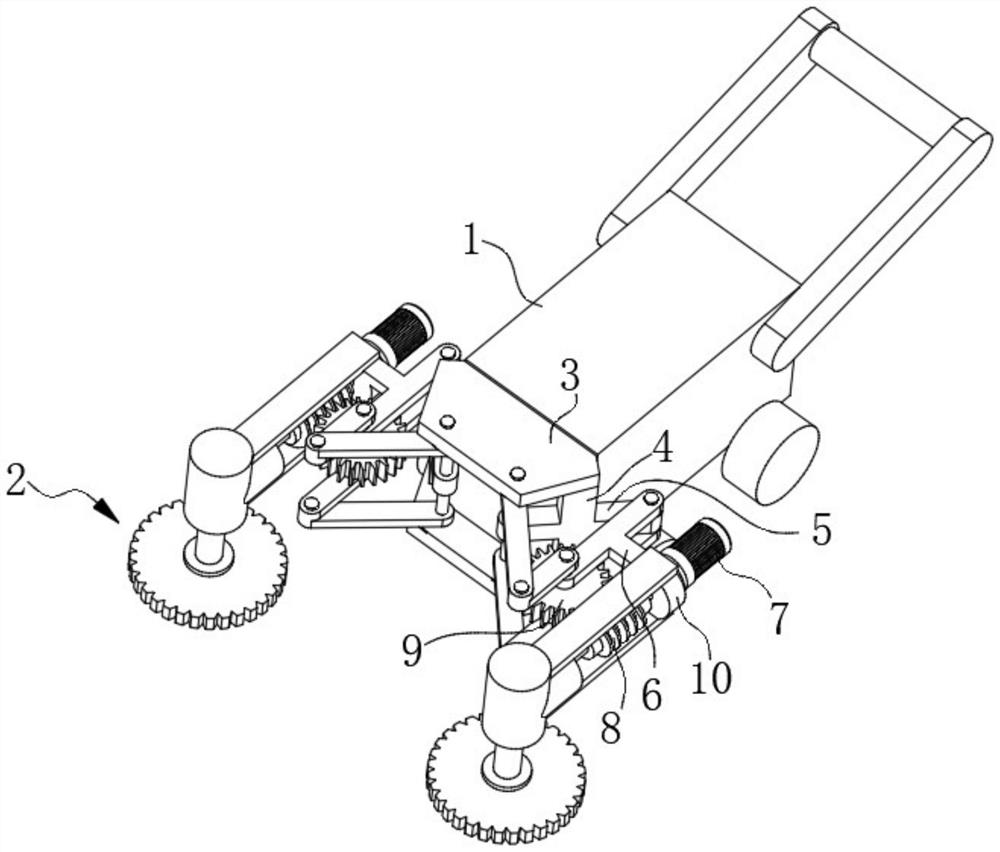 Weeding device for landscaping maintenance