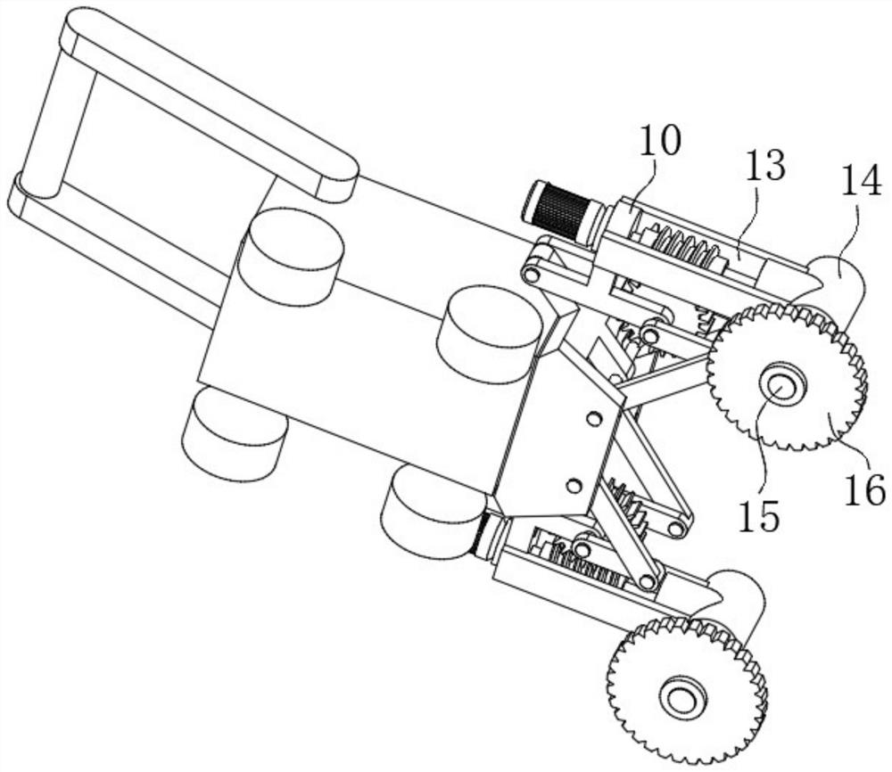 Weeding device for landscaping maintenance