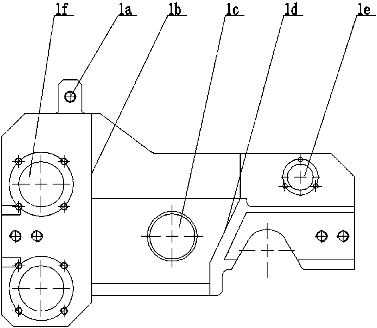 Fly-by-wire airplane side stick operating mechanism