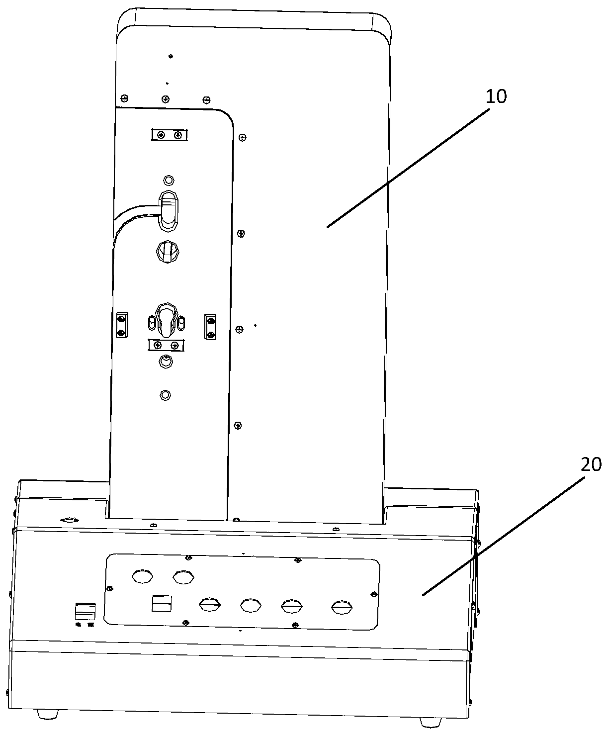 Intelligent door lock test circuit and intelligent door lock test device