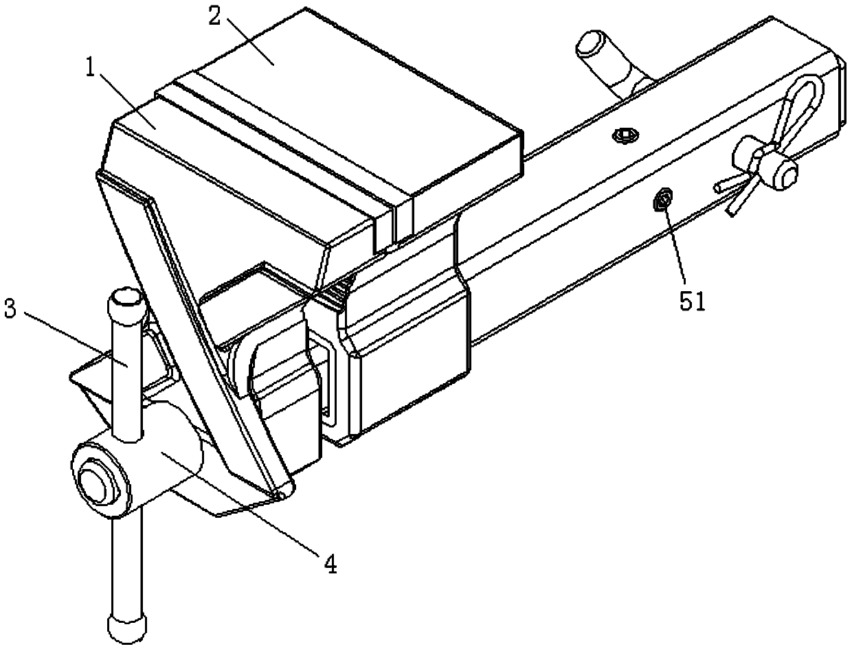 A self-adaptive adjustable vise