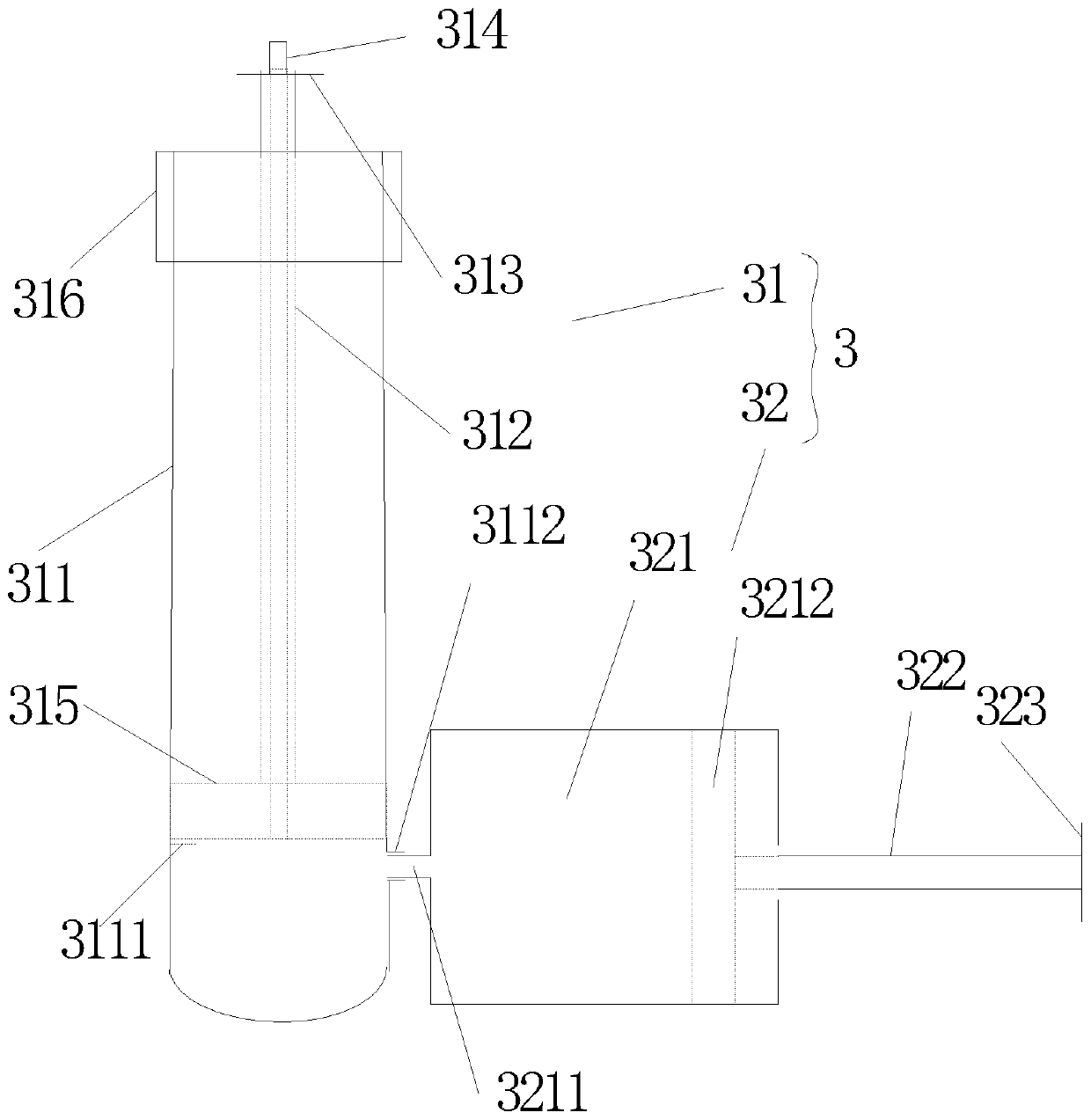 Low-temperature anaerobic excrement collector