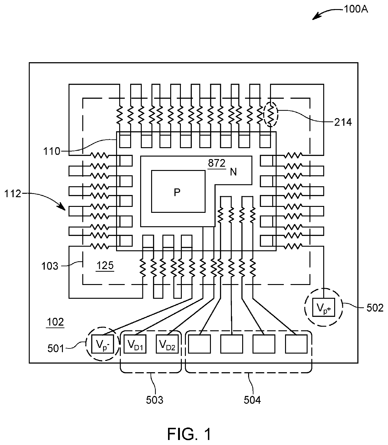 Photonic- and phononic-structured pixel for electromagnetic radiation and detection