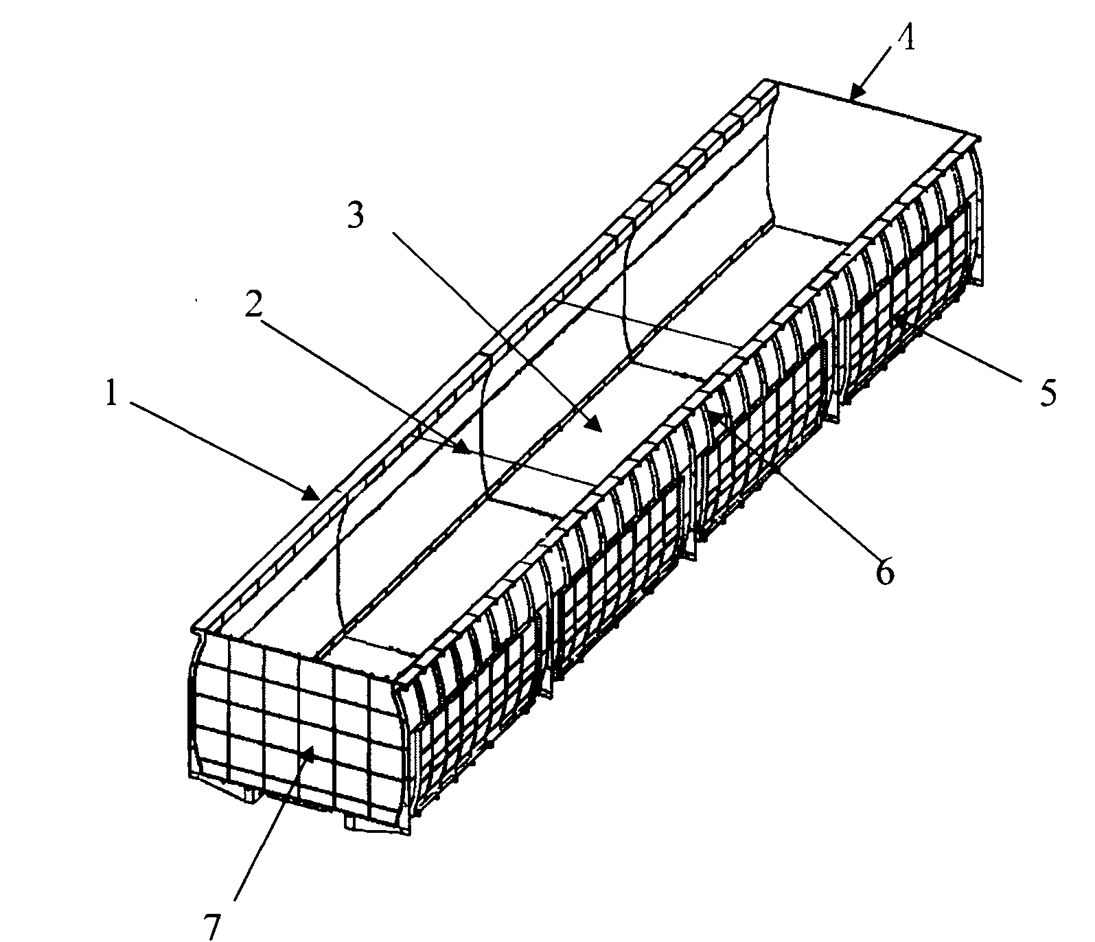 Freight train carriage