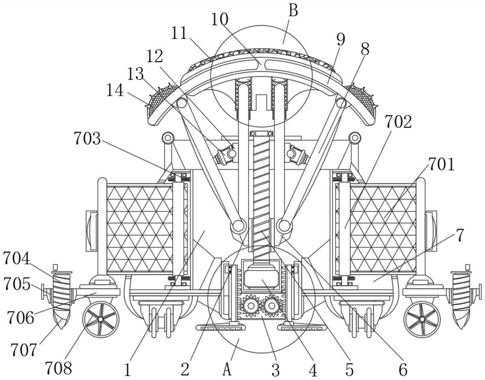 Temporary isolation plugging device for tunnel construction and using method thereof