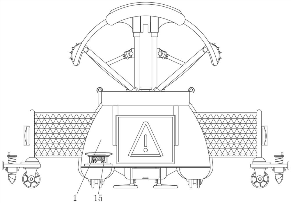 Temporary isolation plugging device for tunnel construction and using method thereof