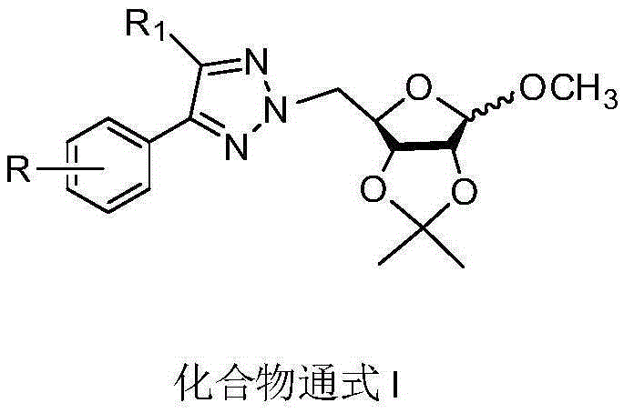 N2-glycosyl-substituted 1,2,3-triazole compound and synthesis method and application thereof