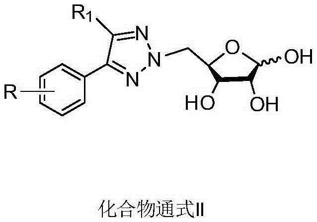 N2-glycosyl-substituted 1,2,3-triazole compound and synthesis method and application thereof