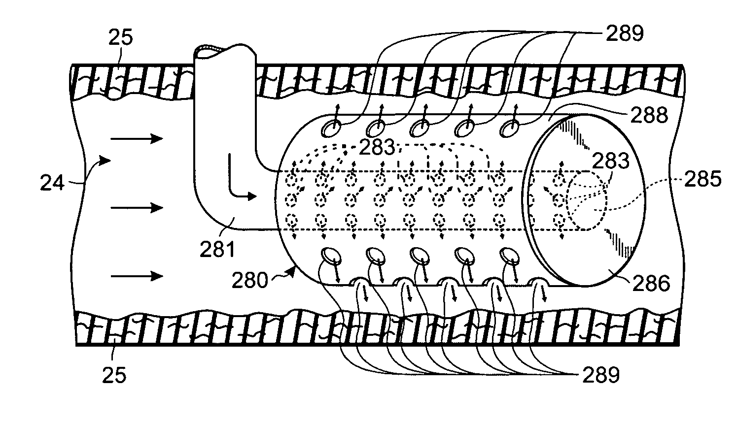 Generator support plenum