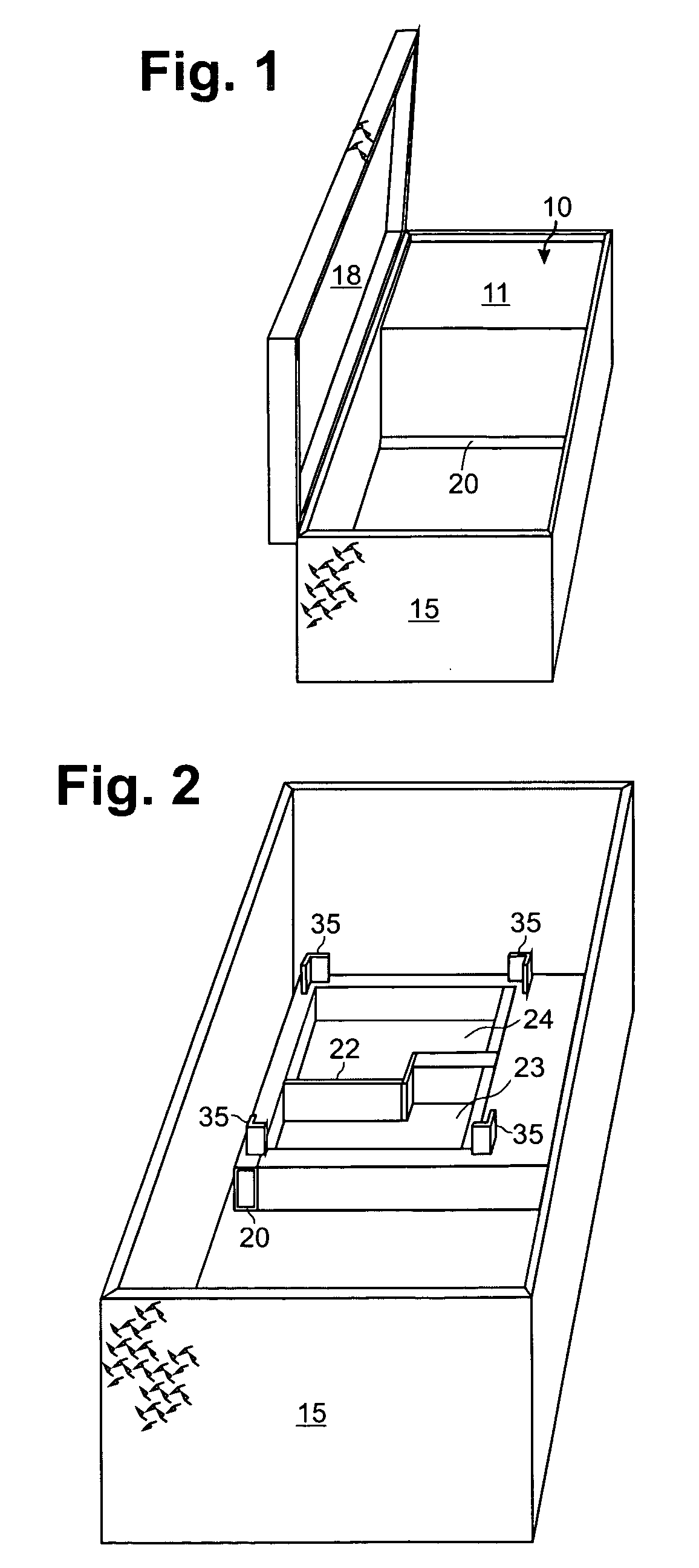 Generator support plenum