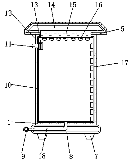 Glutaraldehyde solution preparation device