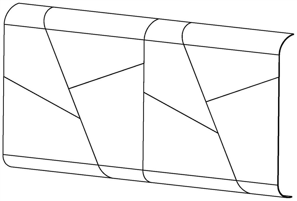 Arc bending device and arc bending method for polygonal plate