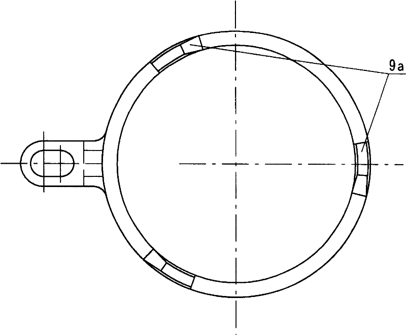 Engaging and disengaging gear for washing machine deceleration clutch and washing machine deceleration clutch thereof