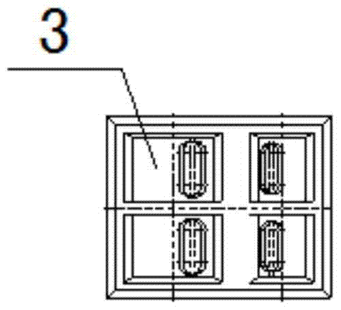 On-line pouring molding method for burner nozzle of heating furnace