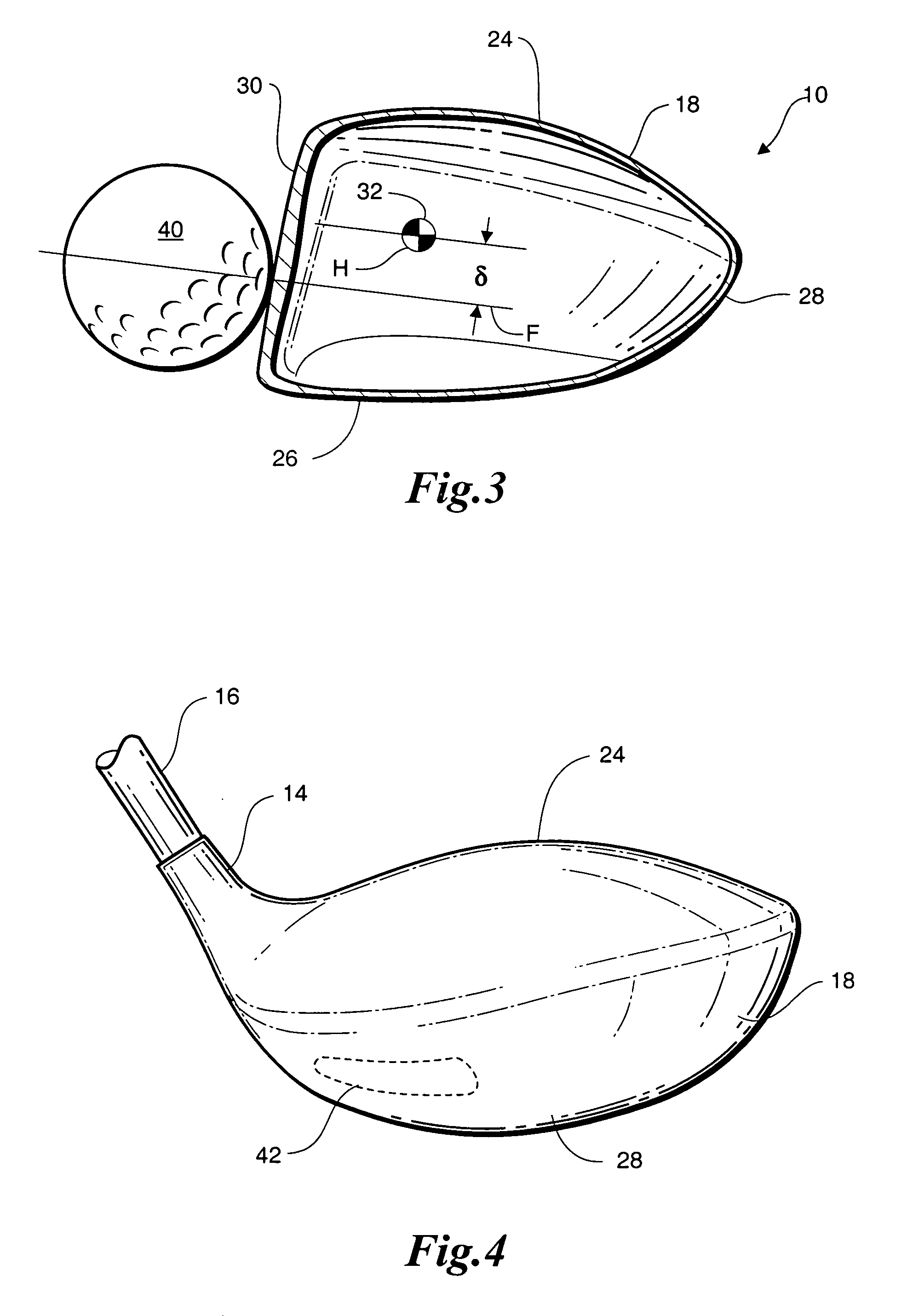 Golf club head with high center of gravity