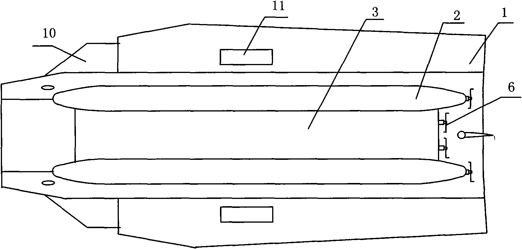 Navigation submarine ship with hydrofoil power cabins