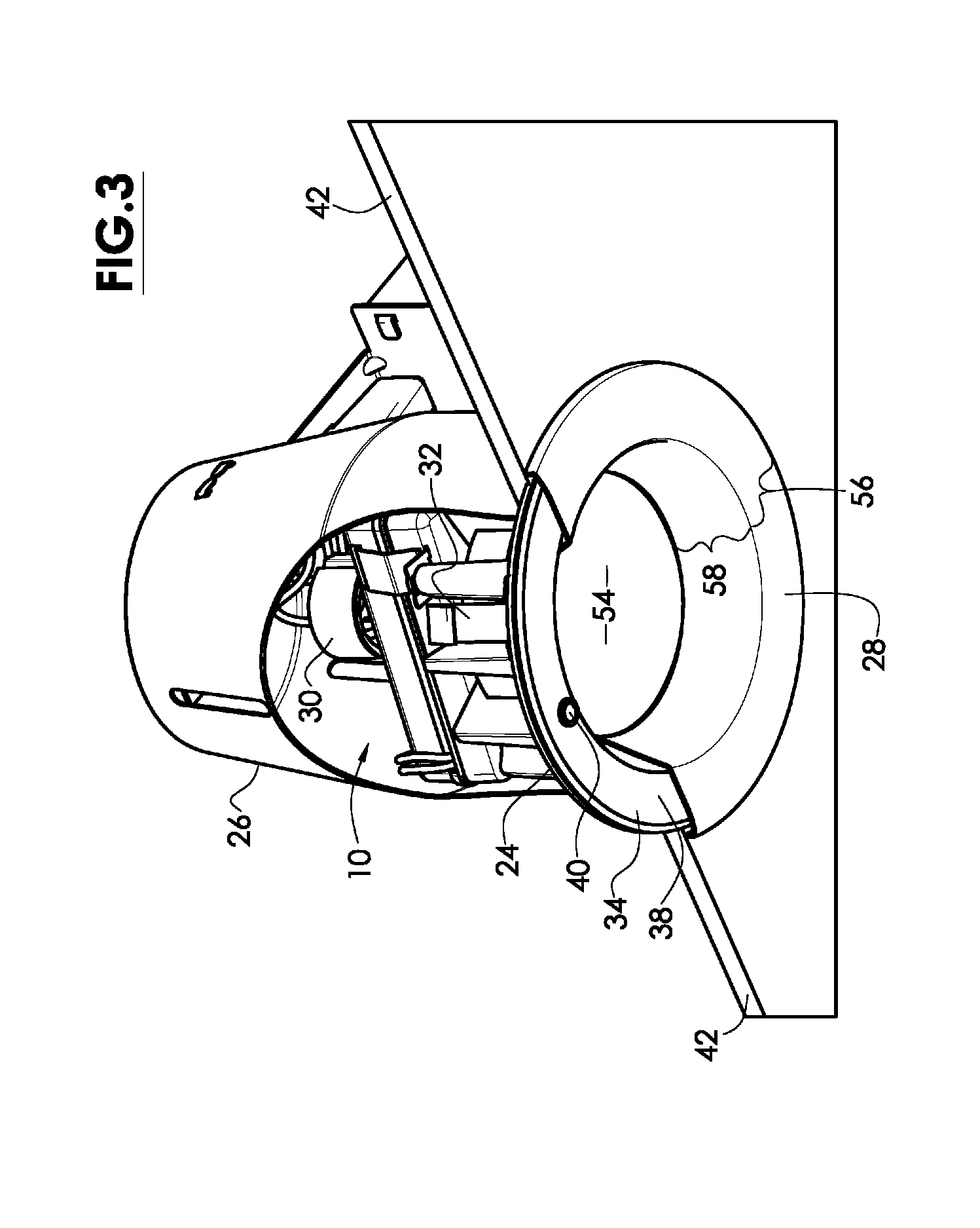 Recessed LED lighting fixture