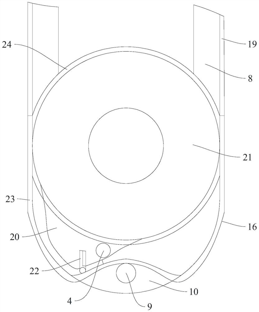 Electric control disinfection safety handrail for bus