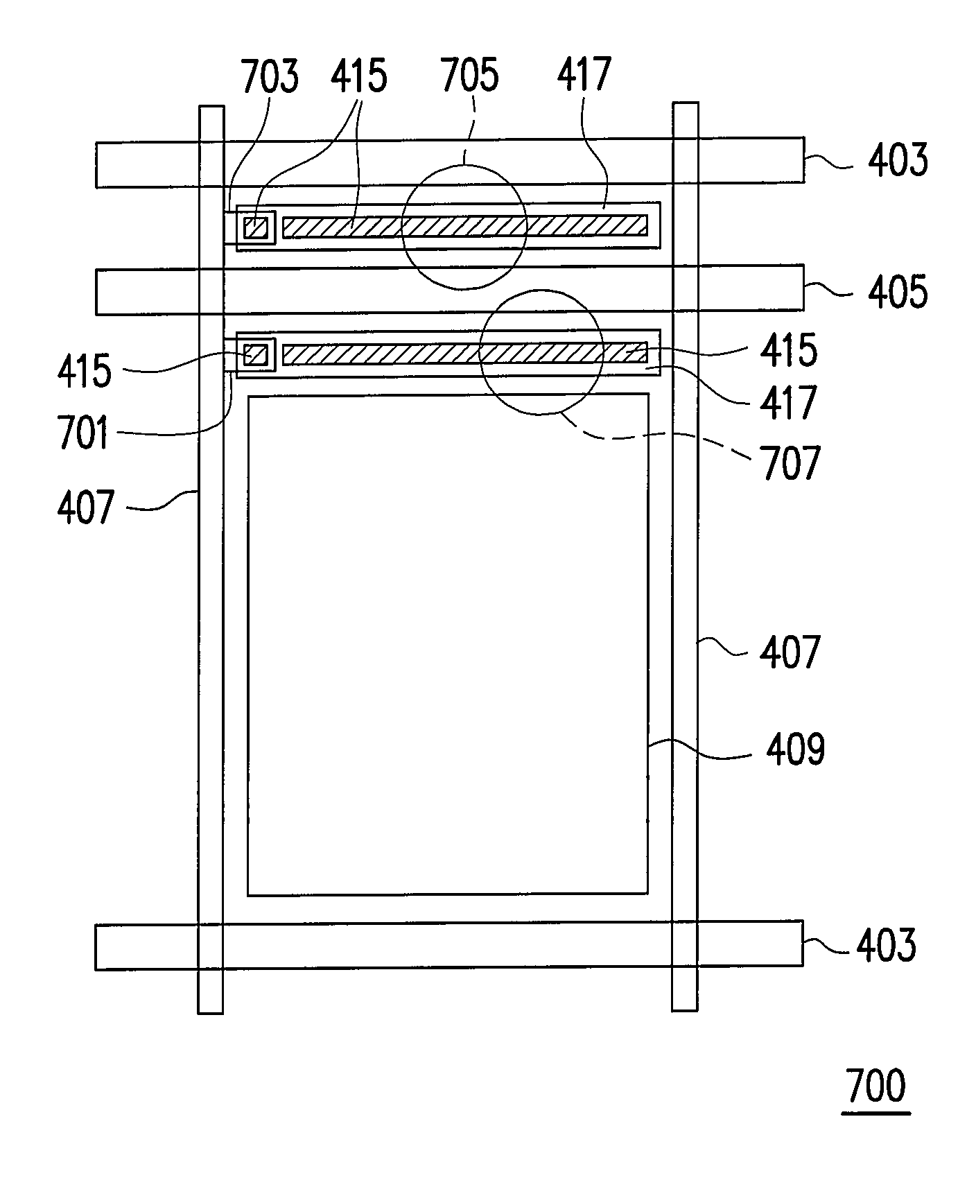 Display panel and short circuit detection device thereof