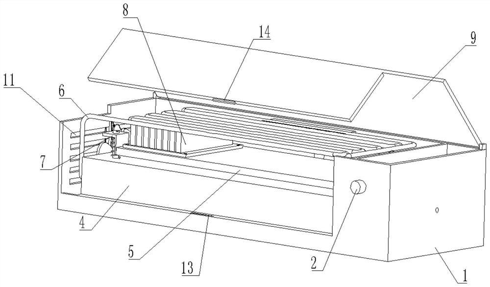 Internet-of-Things switch heat dissipation structure device