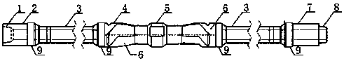 Well cleaning functional type drill pipe