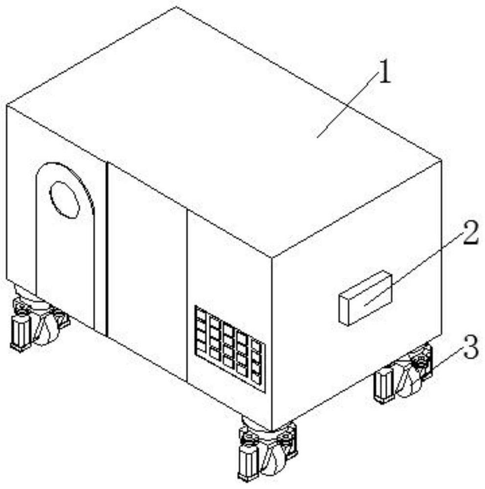 A portable non-slip gas chromatography mass spectrometer