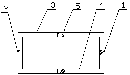 A temperature online detection device