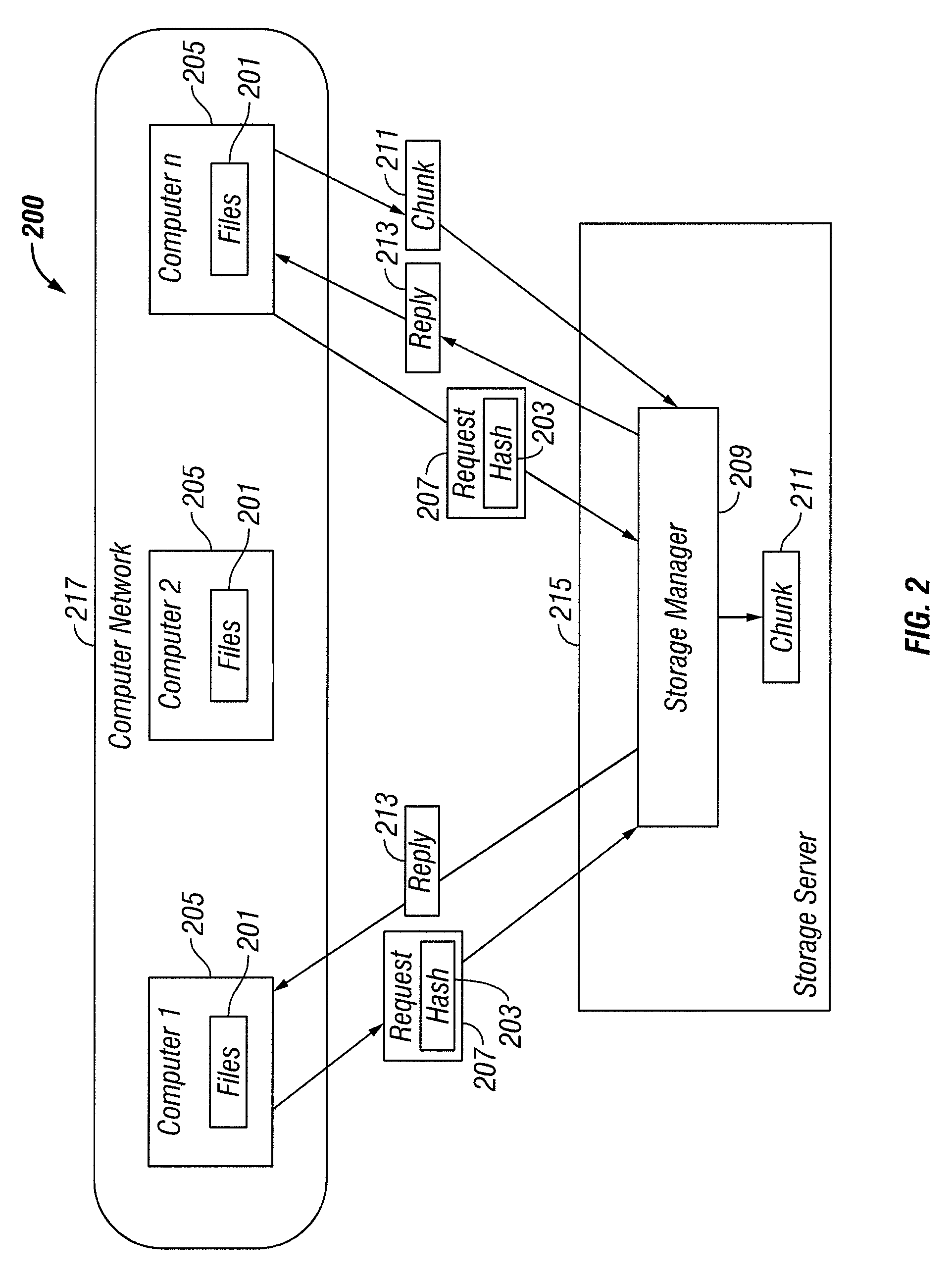 Protecting the privacy of files referenced by their hash