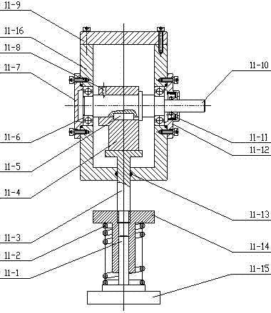 Friction and wear test device for variable load cylinder liner and piston ring