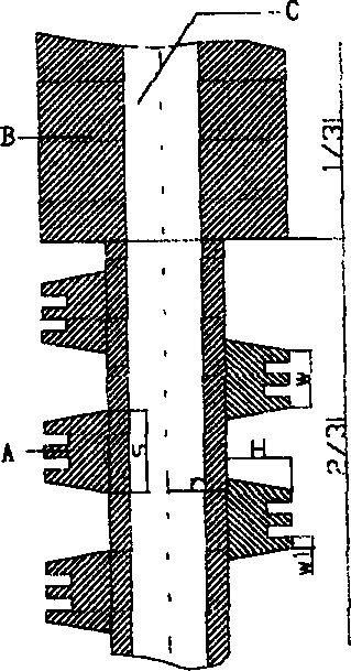 Half screw pile and its pile forming method thereof