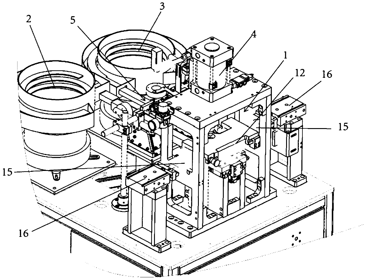 Small-sized bearing press-fitting equipment