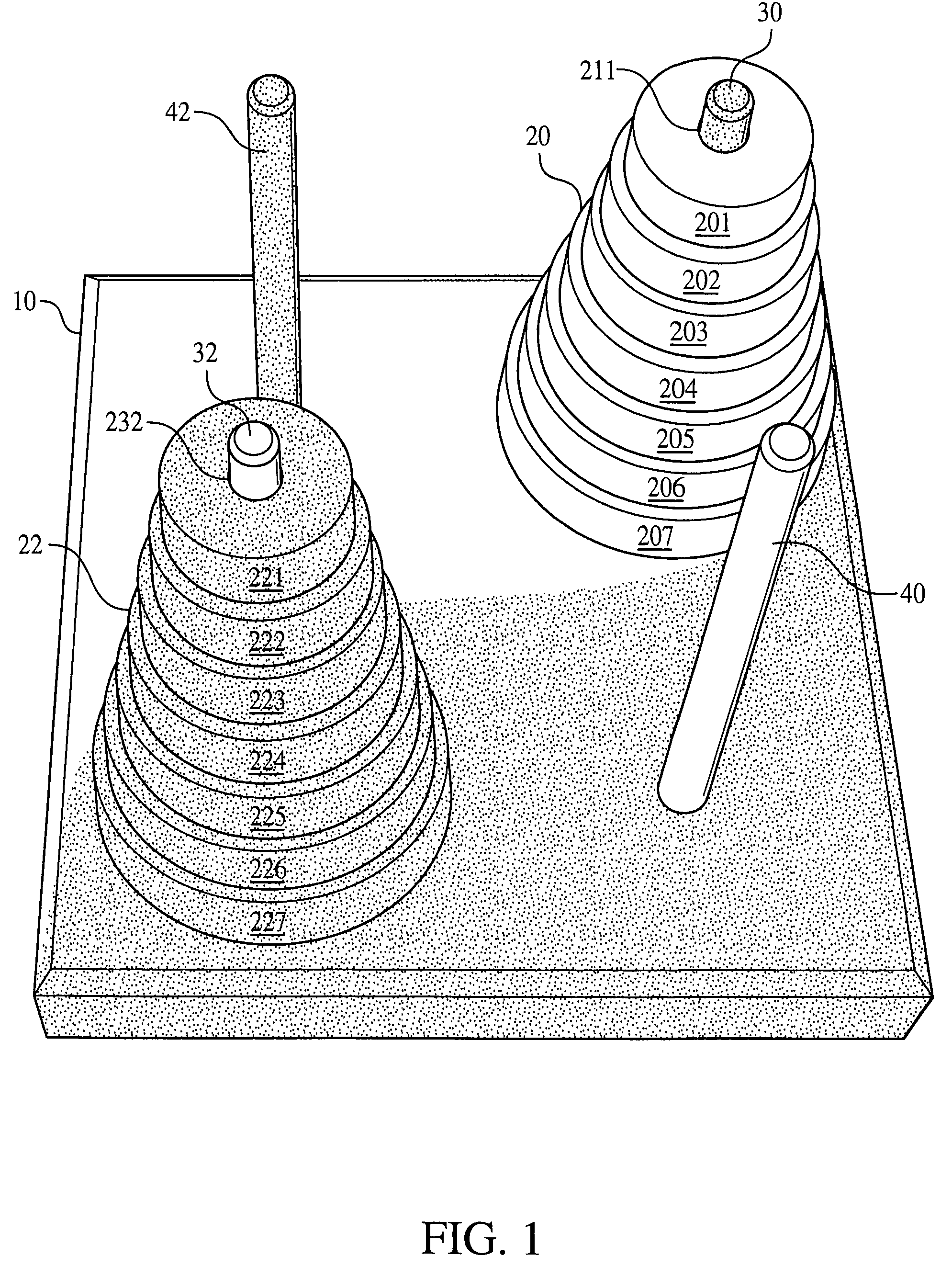 Stacking puzzle and method for playing same