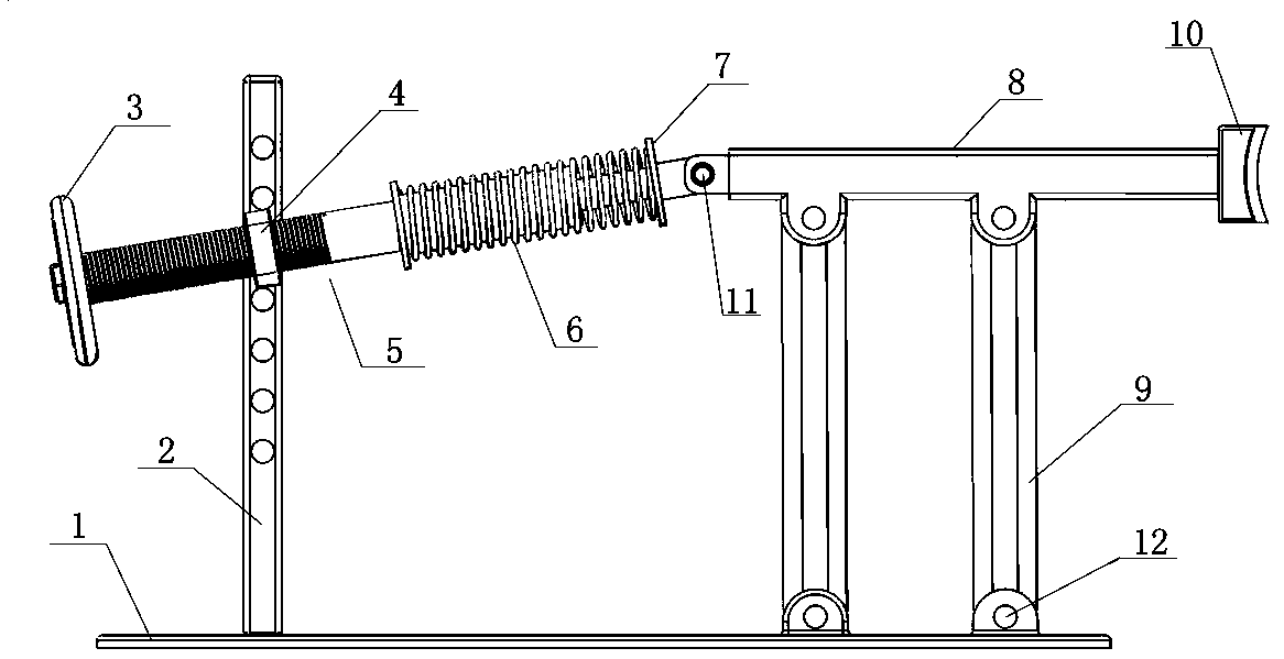 Constant tension paying-off brake device and using method thereof