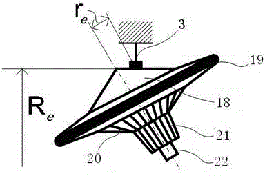 Power split planetary ring bevel gear type continuously variable transmission