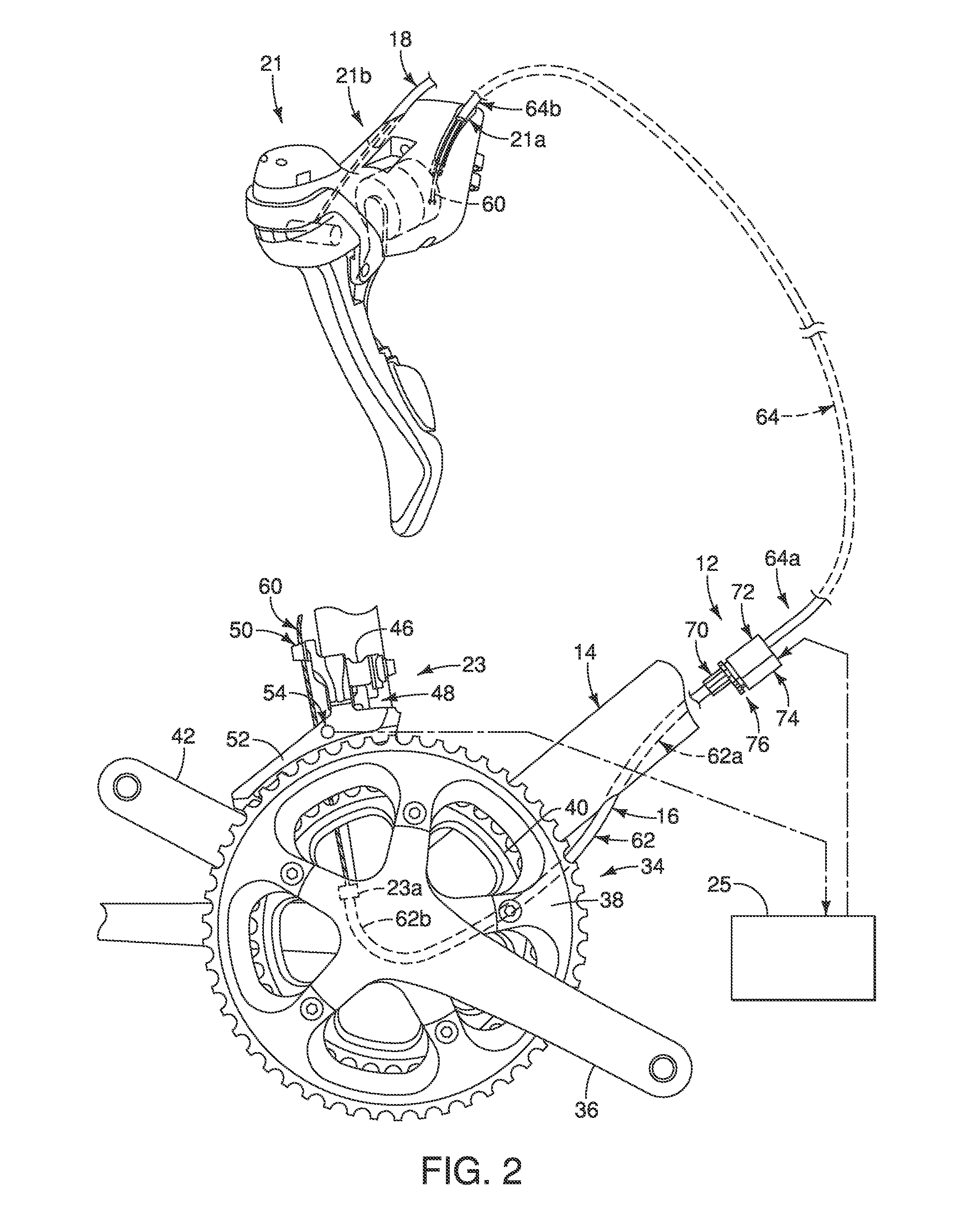 Cable adjusting unit