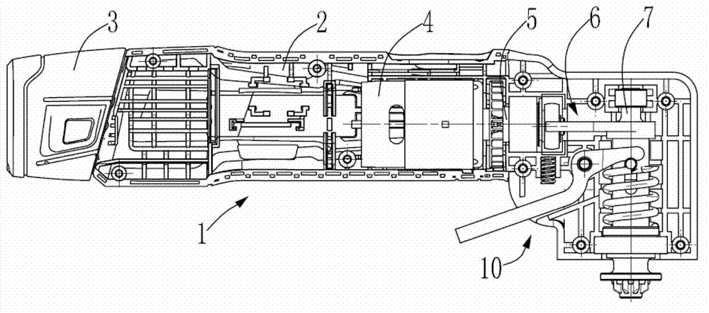 Accessory clamping mechanism and power tool with same