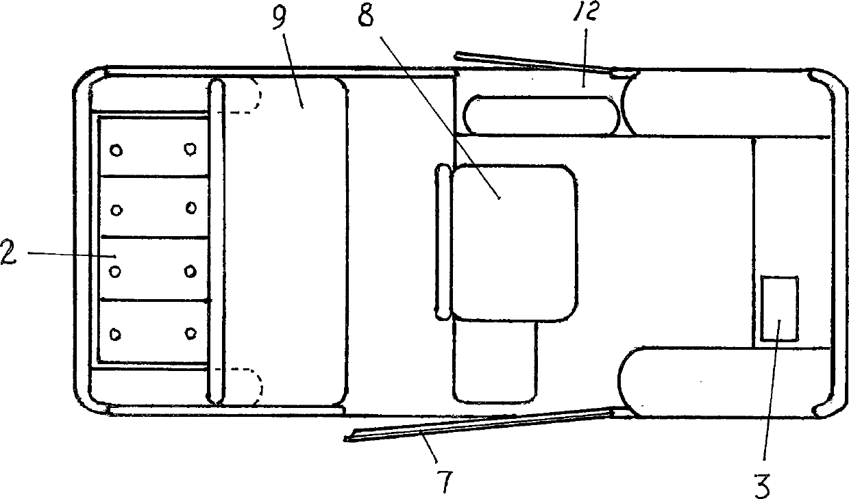 Submicron electric car driven by electric machine with hub