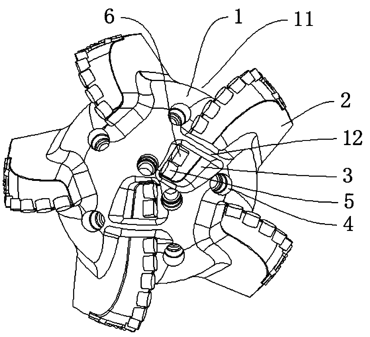 Polycrystalline diamond compact drill bit and machining method thereof